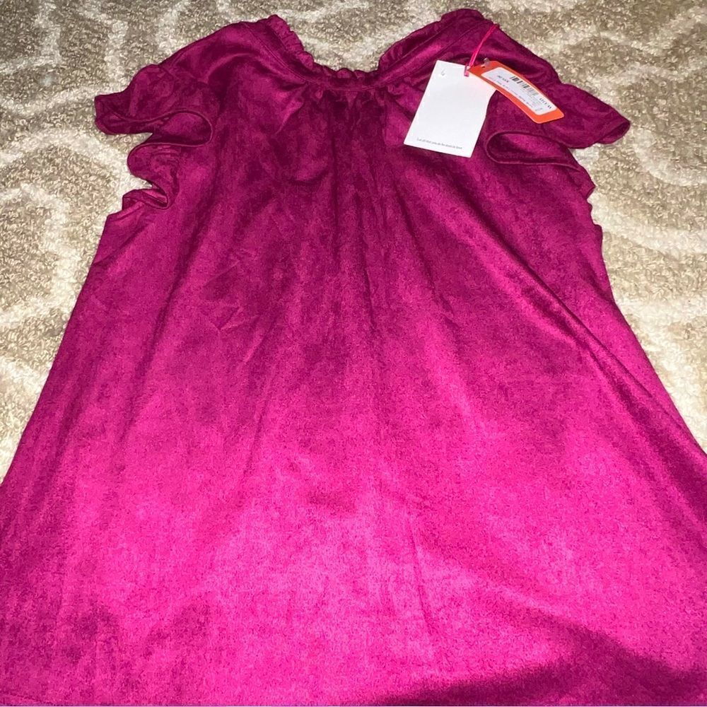 Voy LA Seude shirt size L NWT